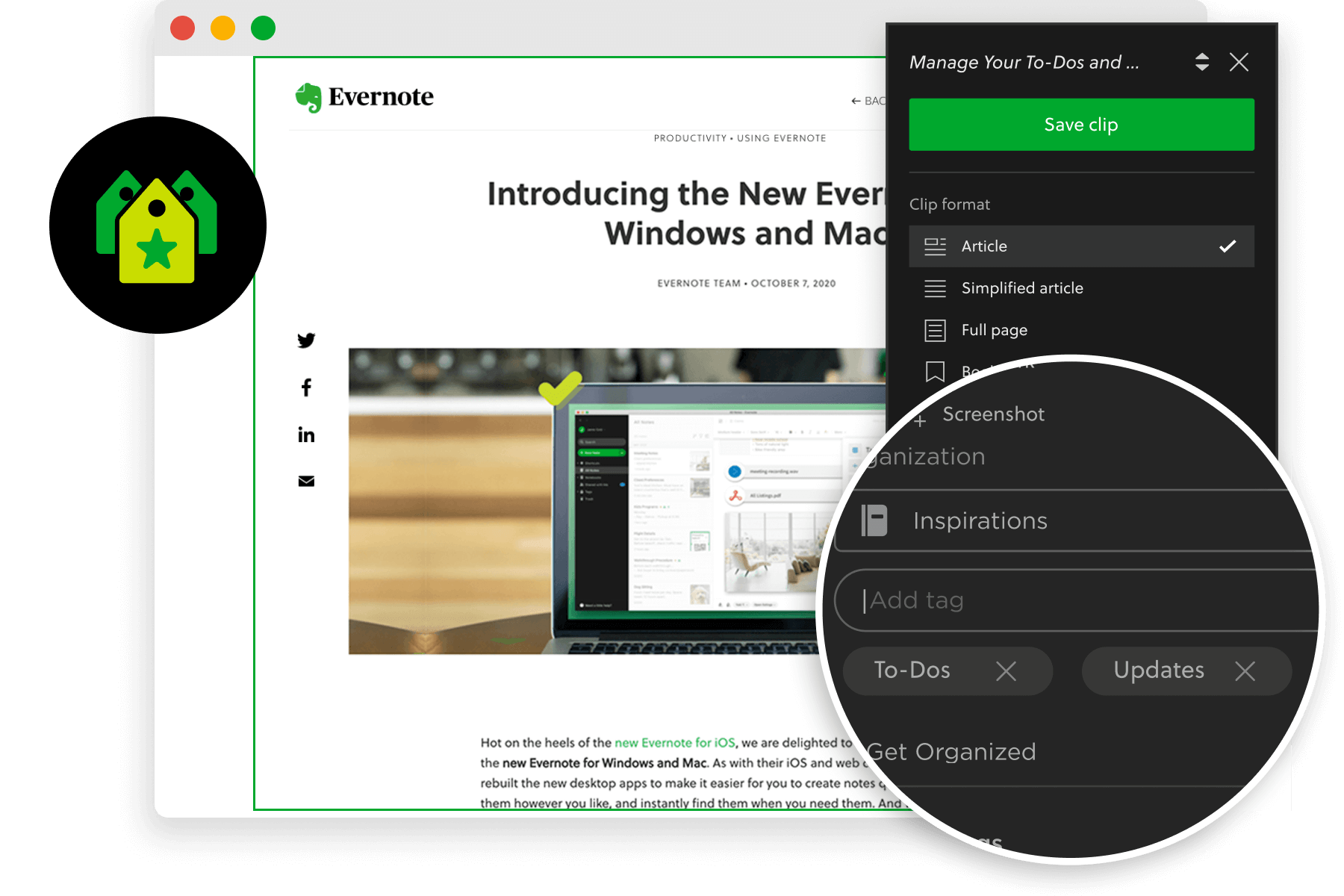 evernote web clipper not working chrome for mac